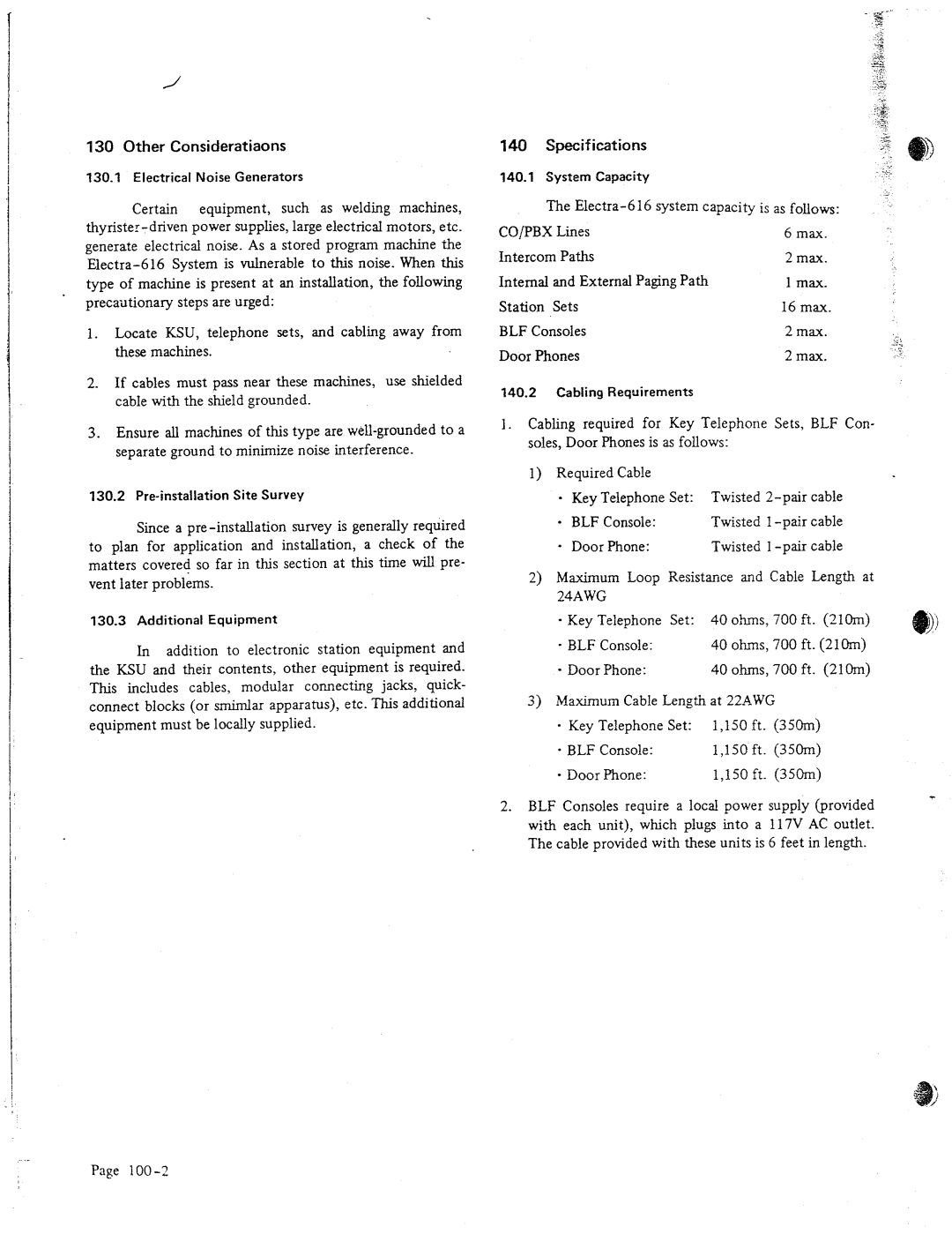 NEC 616 manual Co/Pbx 