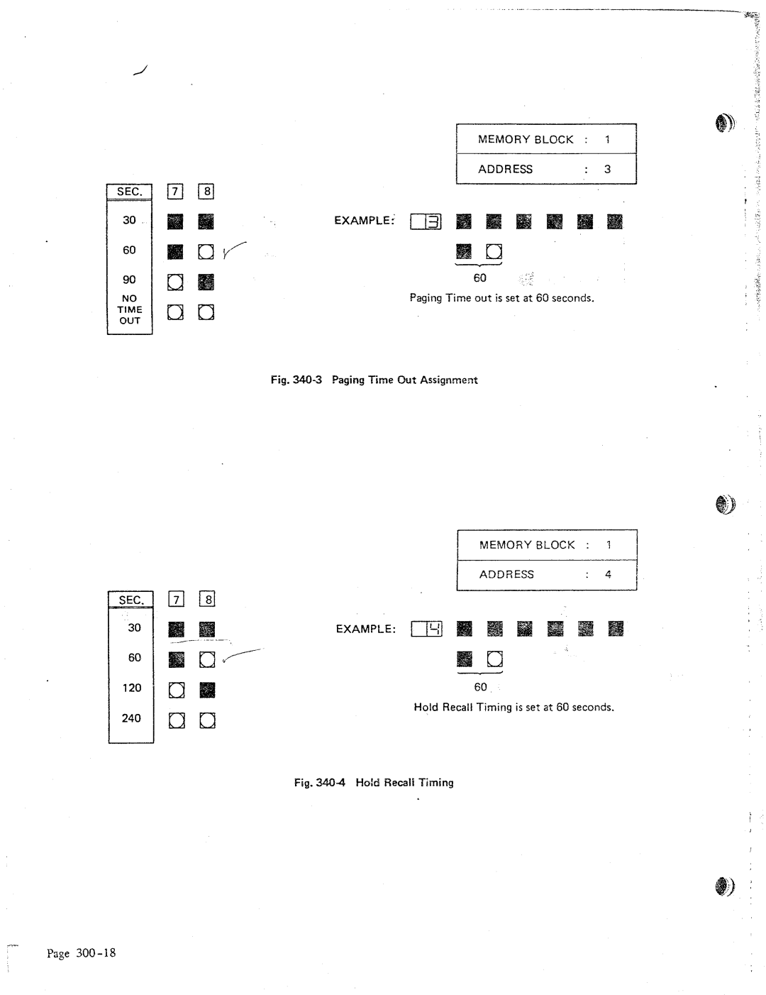 NEC 616 manual Memory Block Address Example 