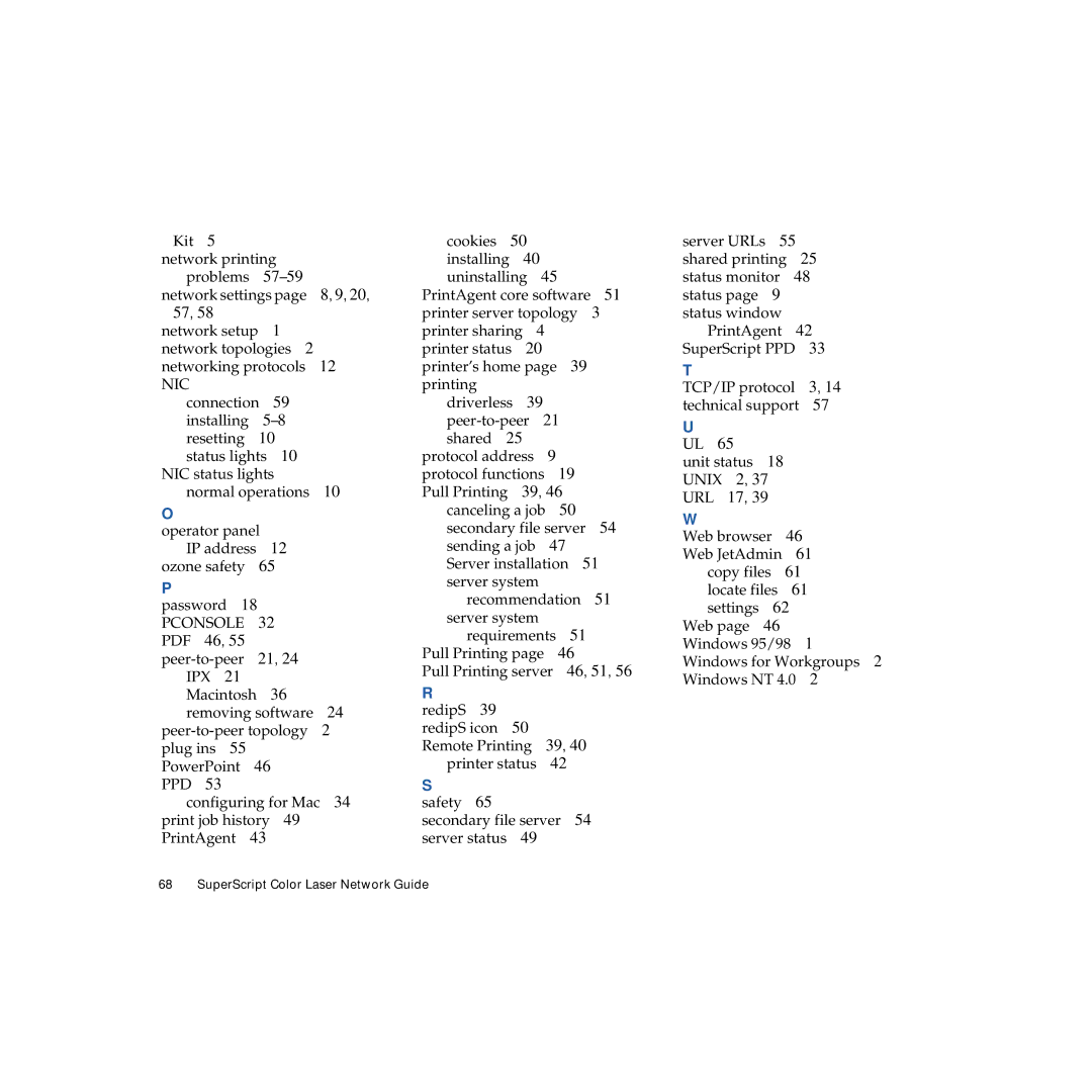 NEC 703-A0368-001 manual 46, 51 