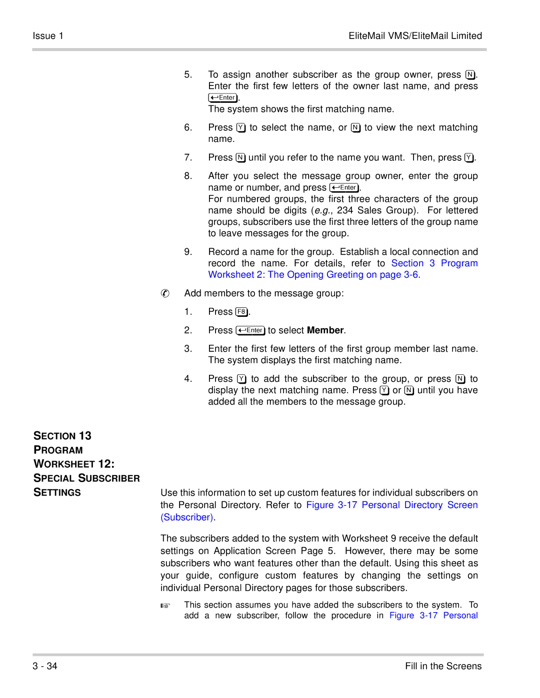 NEC 750176-1 manual System shows the first matching name, Add members to the message group 