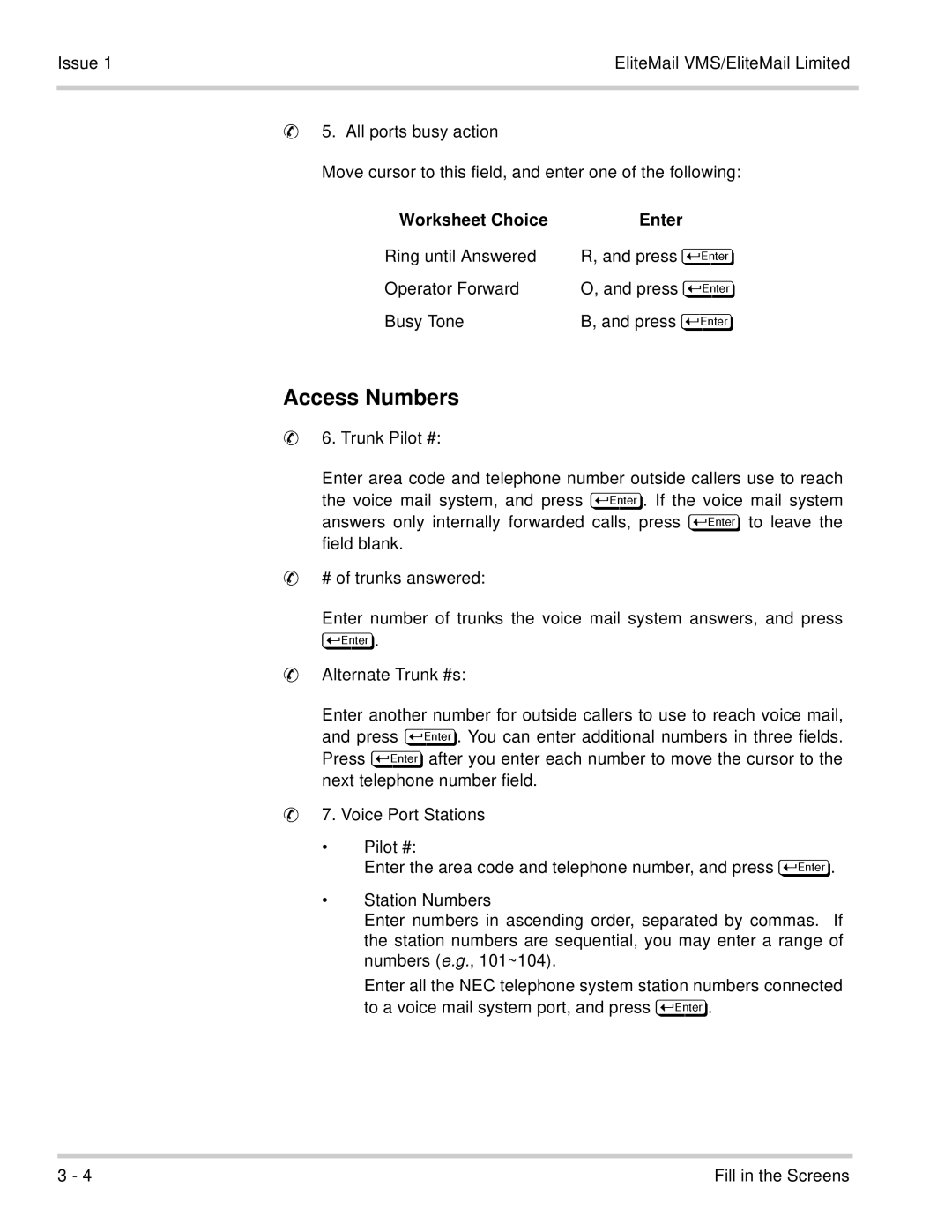 NEC 750176-1 manual Numbers 