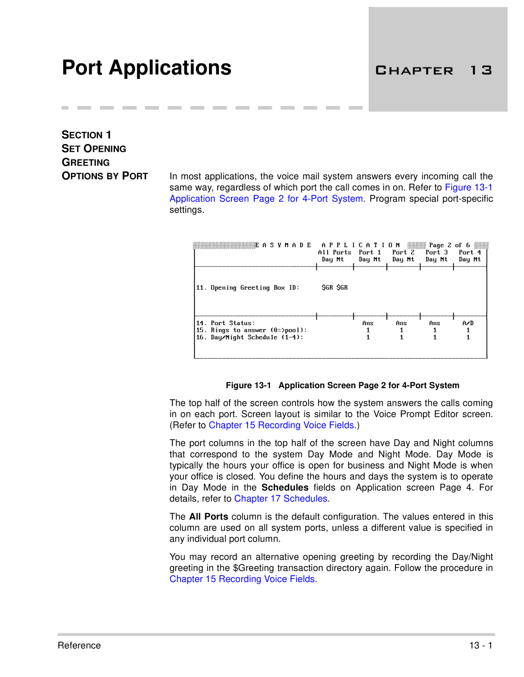 NEC 750370 manual Application Screen Page 2 for 4-Port System 