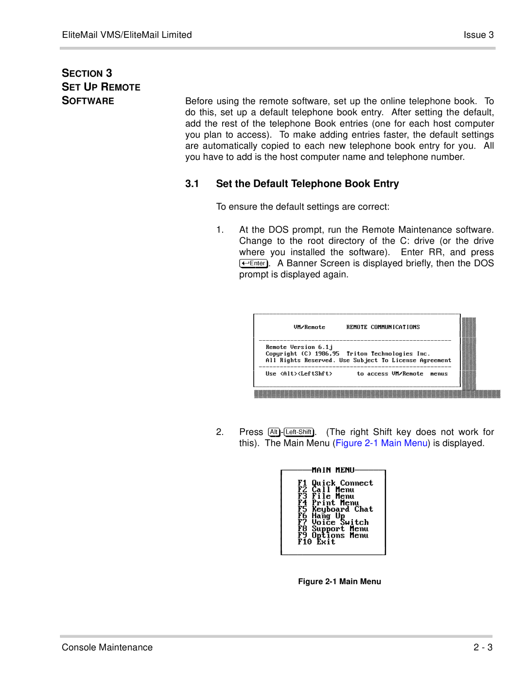 NEC 750370 manual Section SET UP Remote Software 