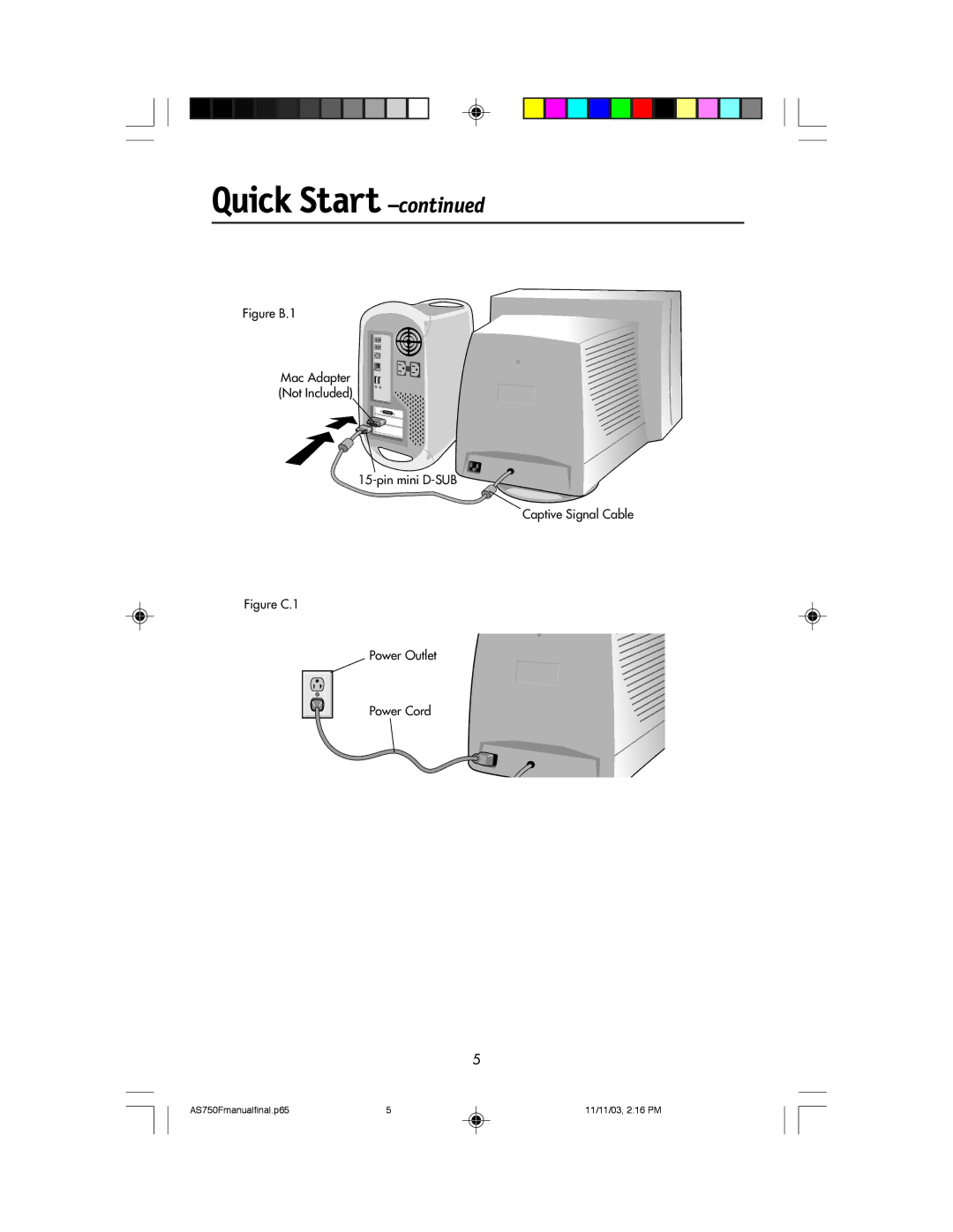 NEC 750F manual Figure C.1 Power Outlet Power Cord 