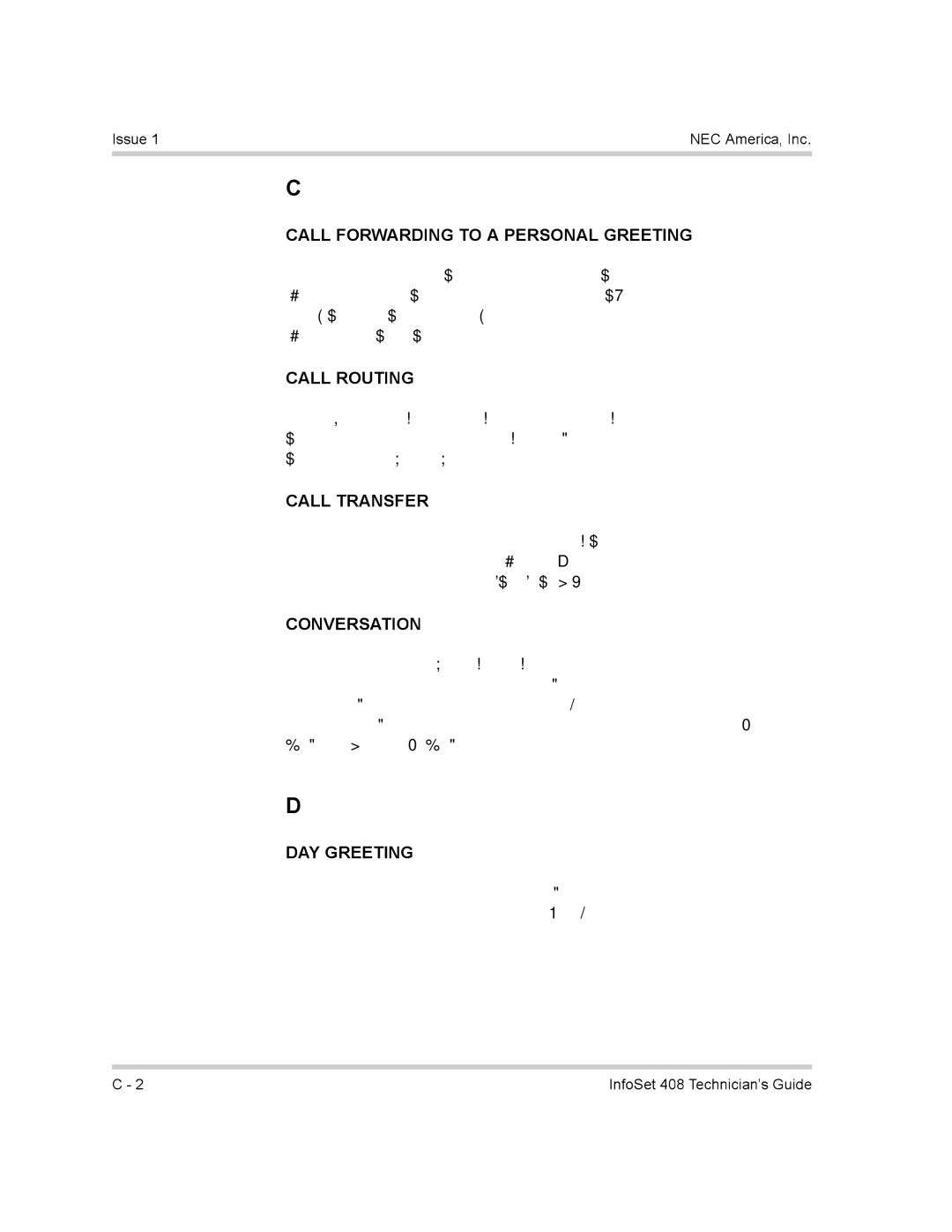 NEC 760417 manual 