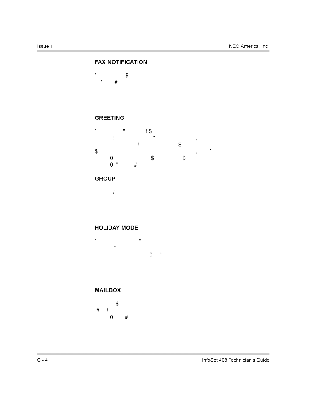 NEC 760417 manual $/0 