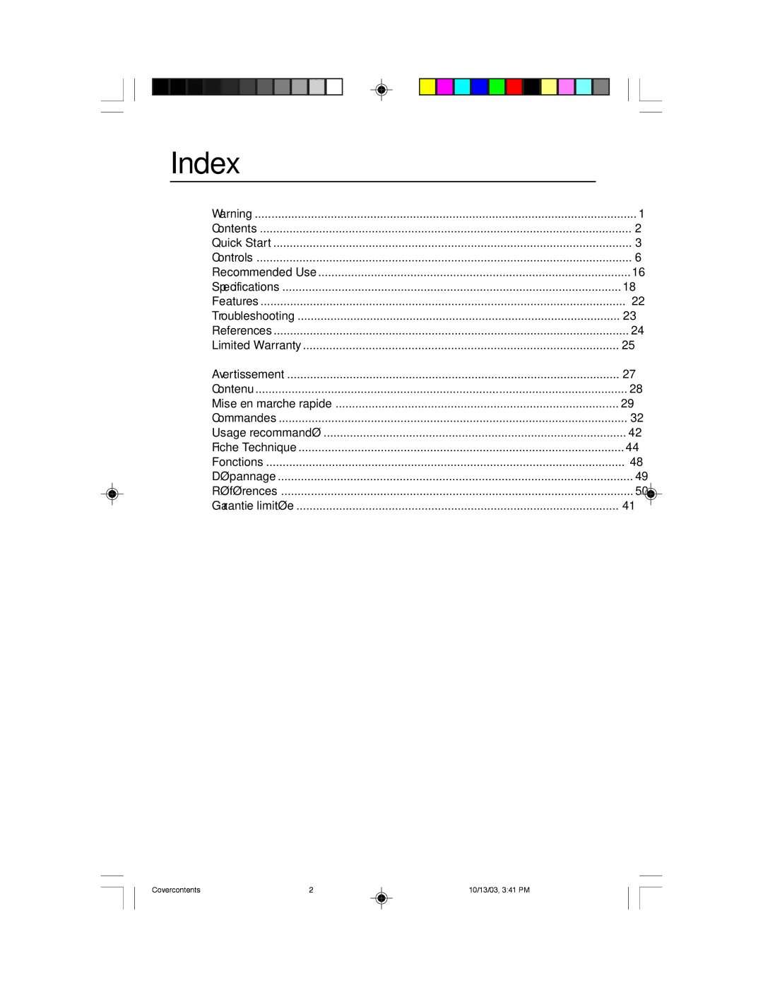 NEC 500, 900, 700 manual Index 