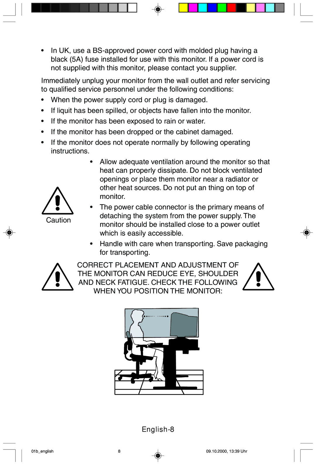 NEC 95F user manual English-8 