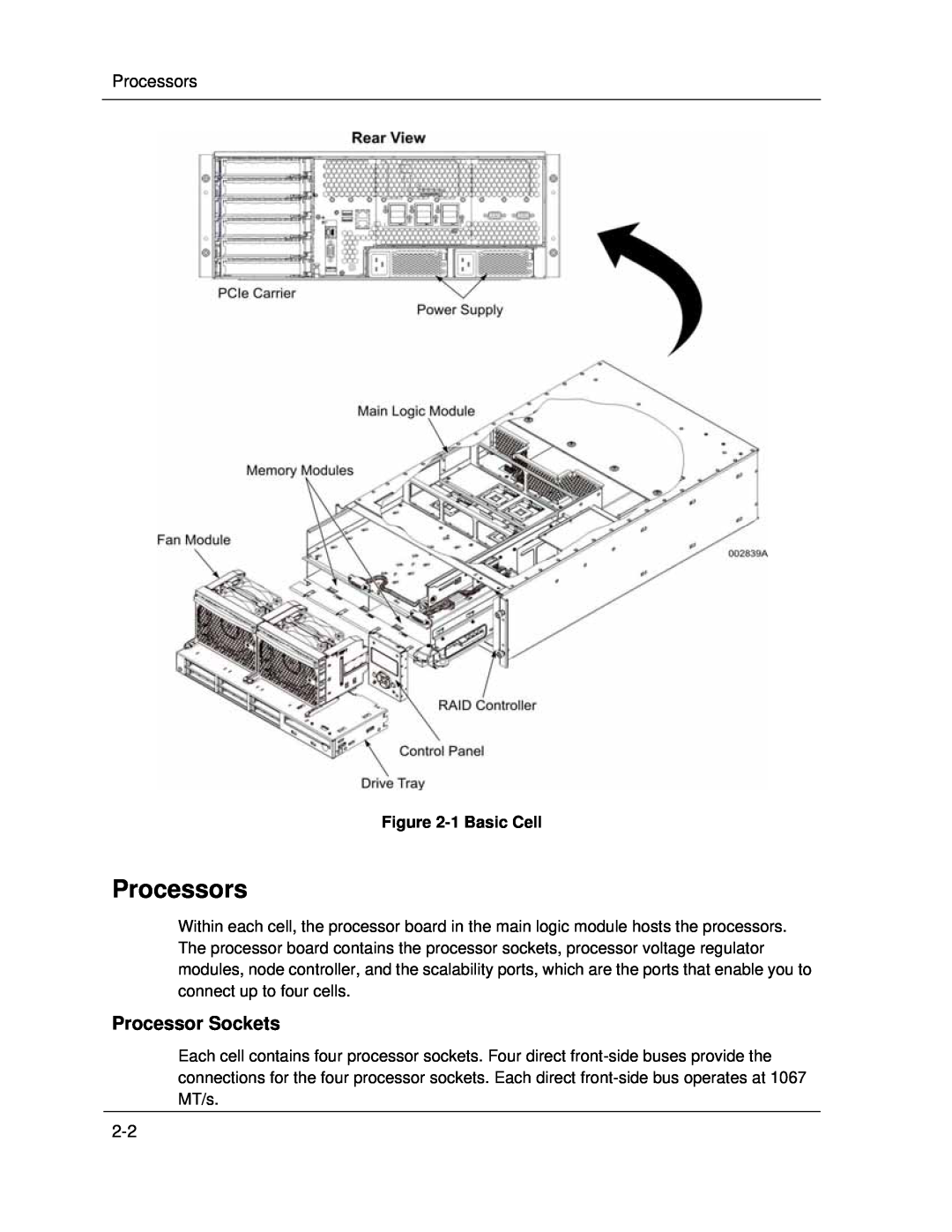 NEC A1160 manual Processors, Processor Sockets, 1Basic Cell 