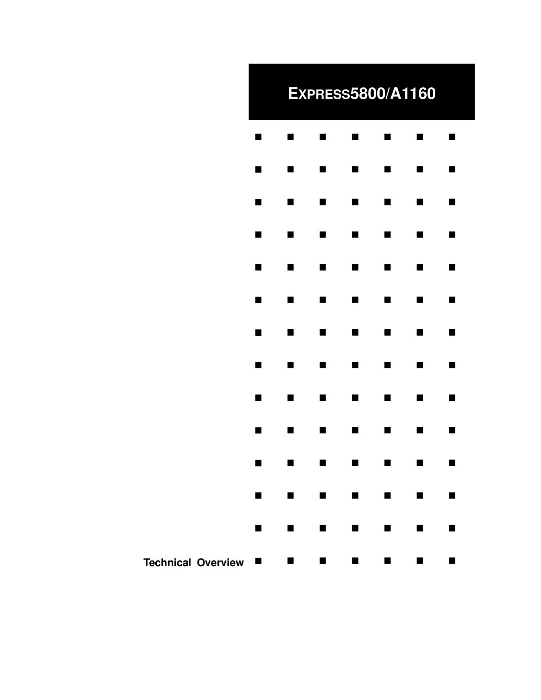 NEC manual EXPRESS5800/A1160, Technical Overview ƒ 