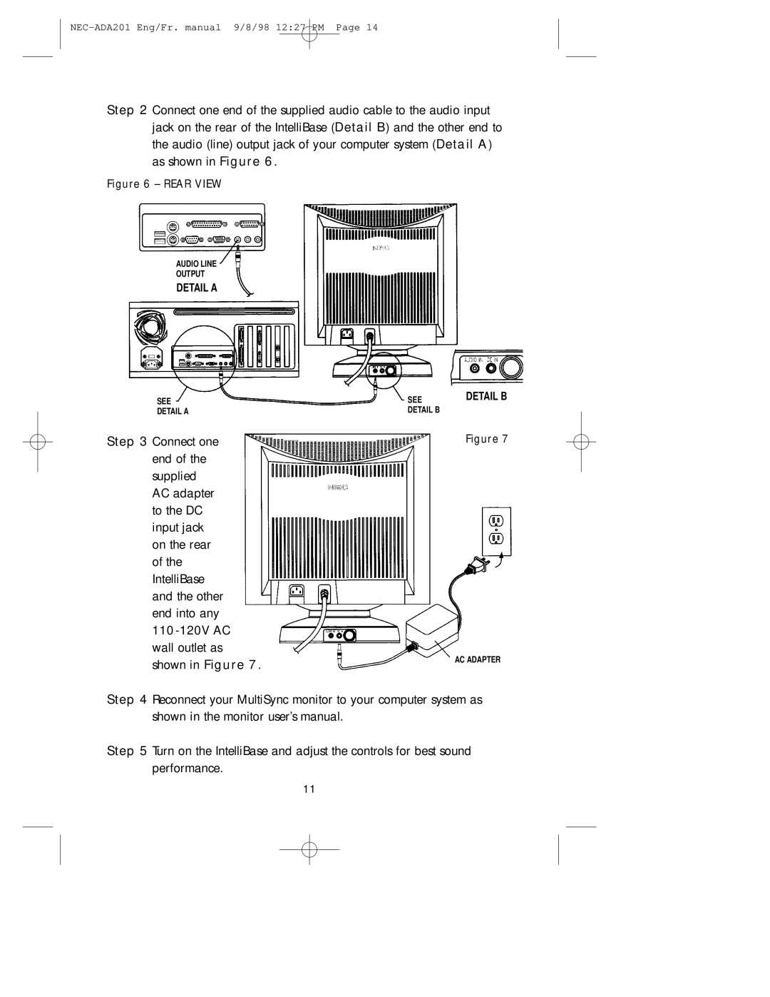 NEC IntelliBase, A3842, IB-AUDIO user manual Detail a 