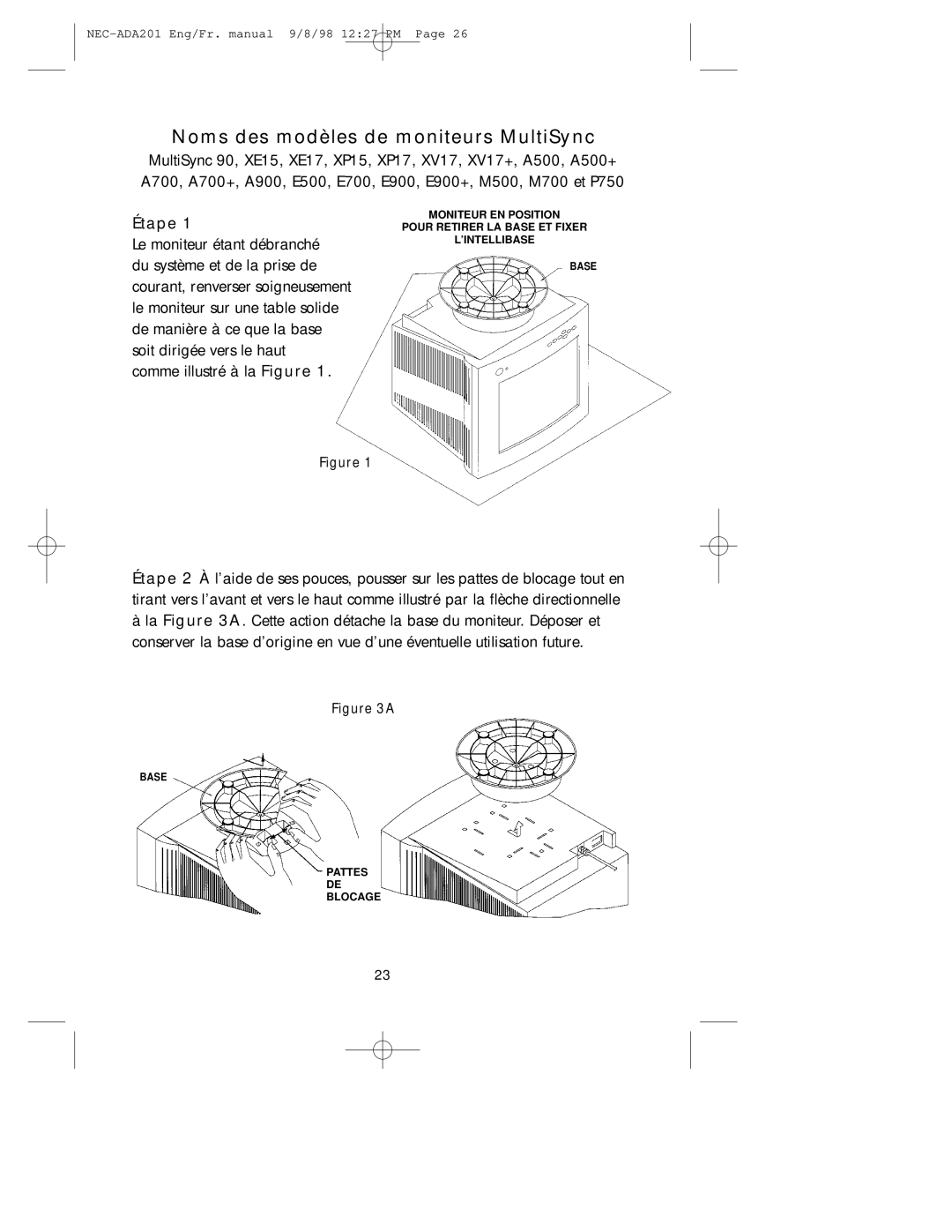 NEC IntelliBase, A3842, IB-AUDIO user manual Étape 