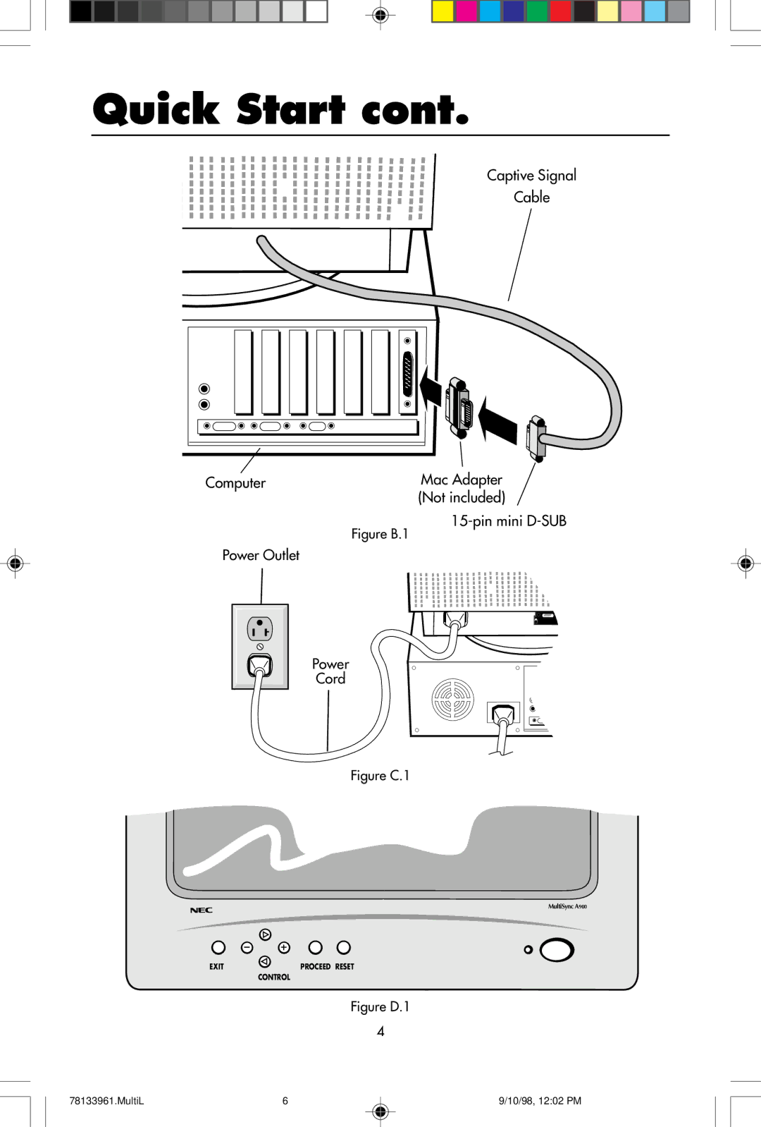 NEC A900 user manual Computer 