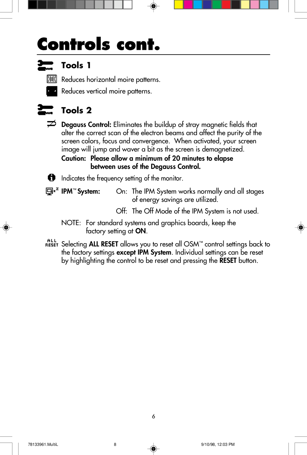 NEC A900 user manual Tools 