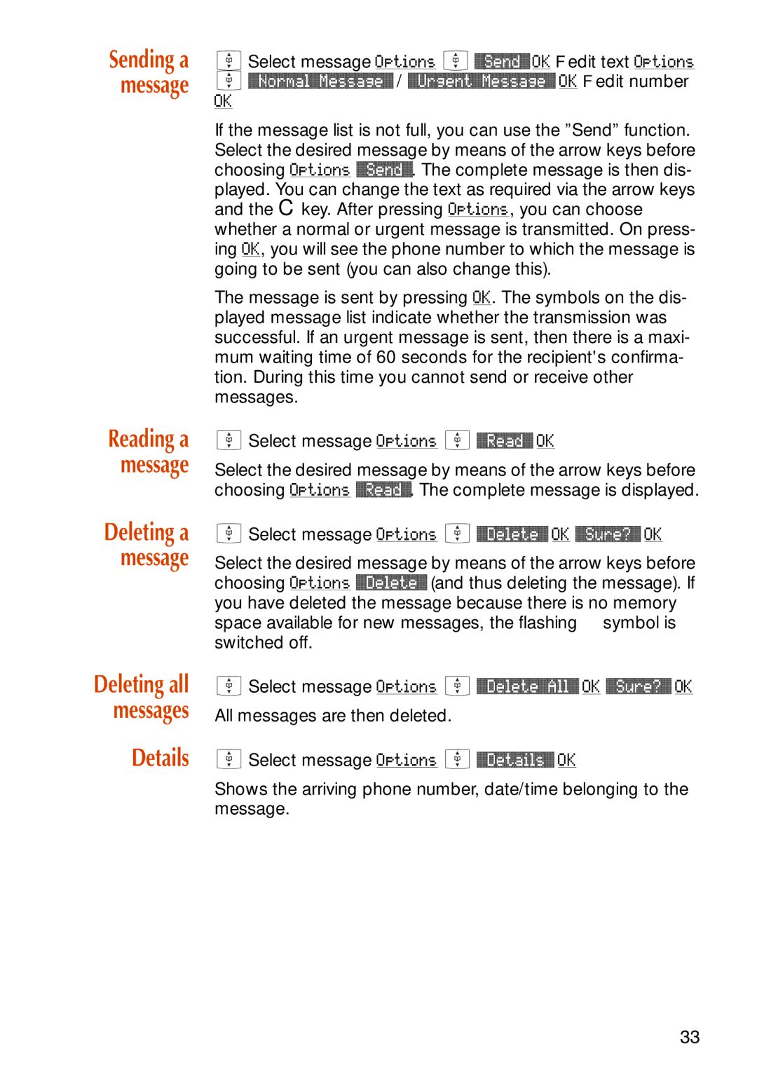 NEC C944 manual Details 