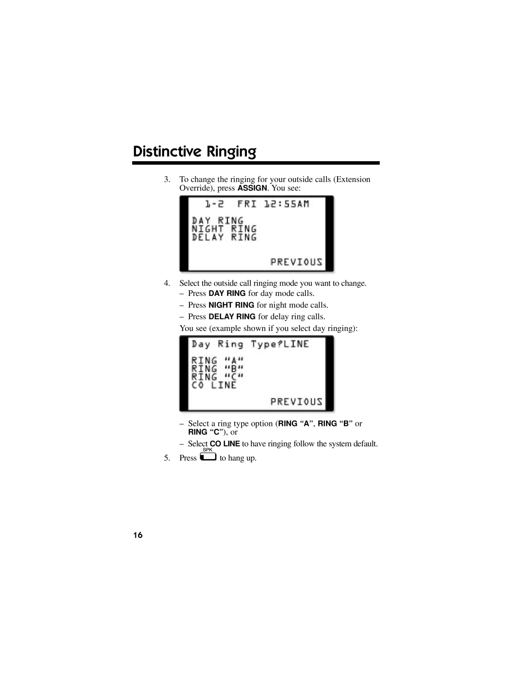 NEC DS1000/2000 manual Ring C, or 