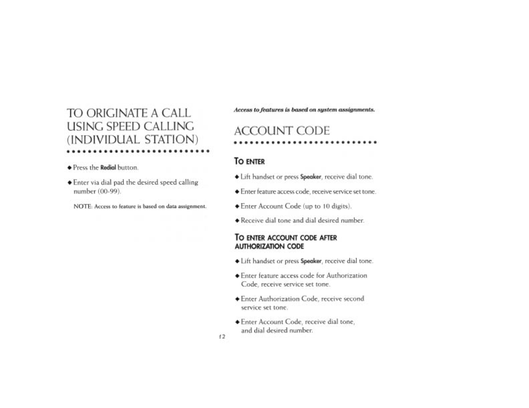 NEC DTerm Series E Telephones manual 