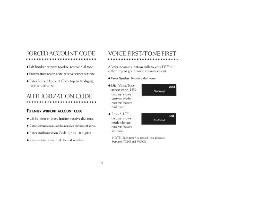 NEC DTerm Series E Telephones manual 