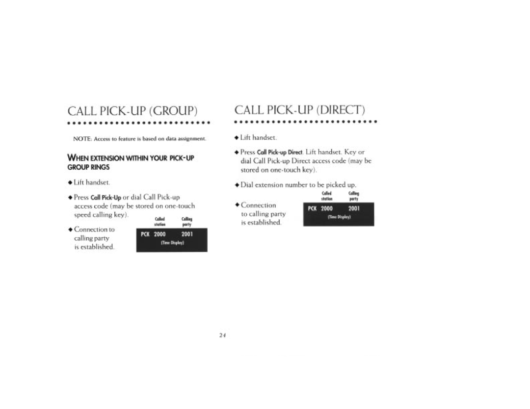 NEC DTerm Series E Telephones manual 