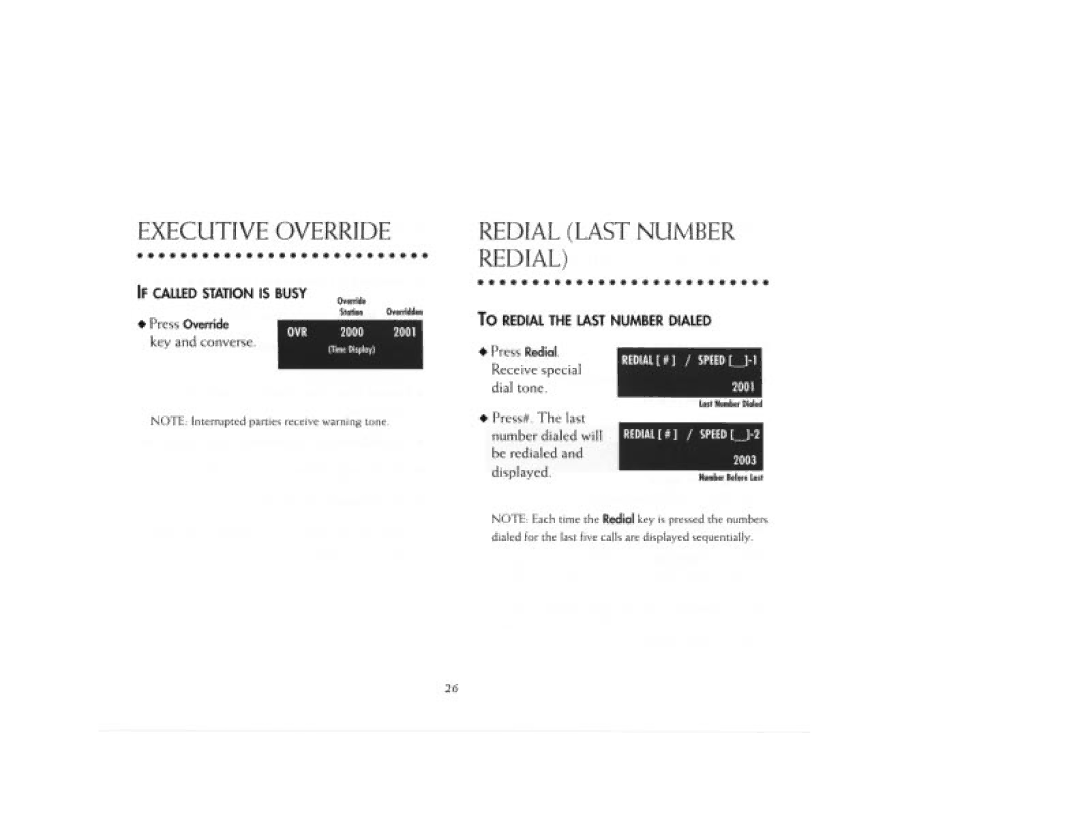 NEC DTerm Series E Telephones manual 