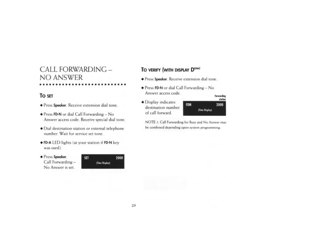 NEC DTerm Series E Telephones manual 