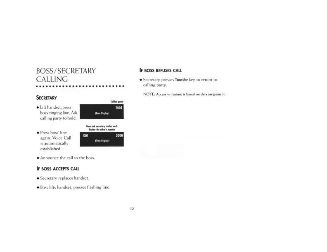 NEC DTerm Series E Telephones manual 