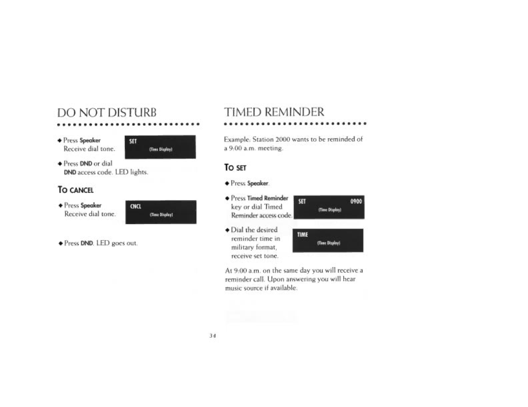 NEC DTerm Series E Telephones manual 