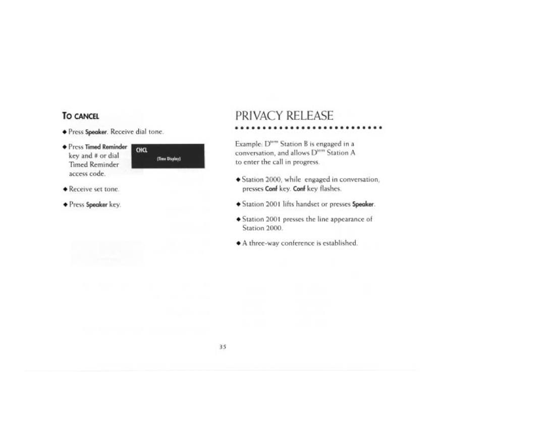 NEC DTerm Series E Telephones manual 