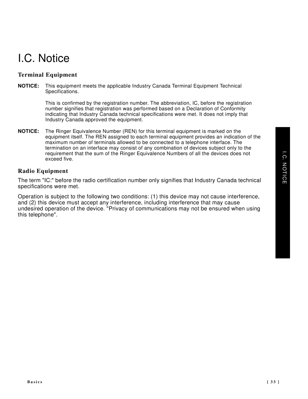 NEC DTR-IR-2 user manual Terminal Equipment, Radio Equipment 