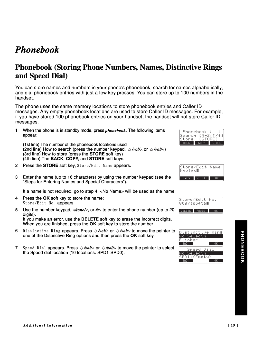 NEC DTR-IR-2 user manual Phonebook 