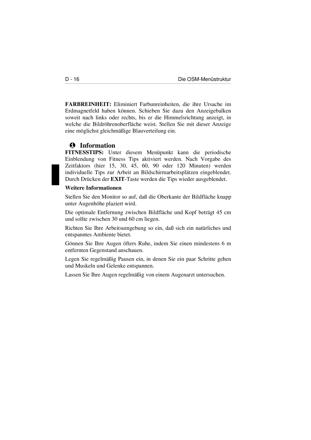 NEC E1100 user manual Weitere Informationen 