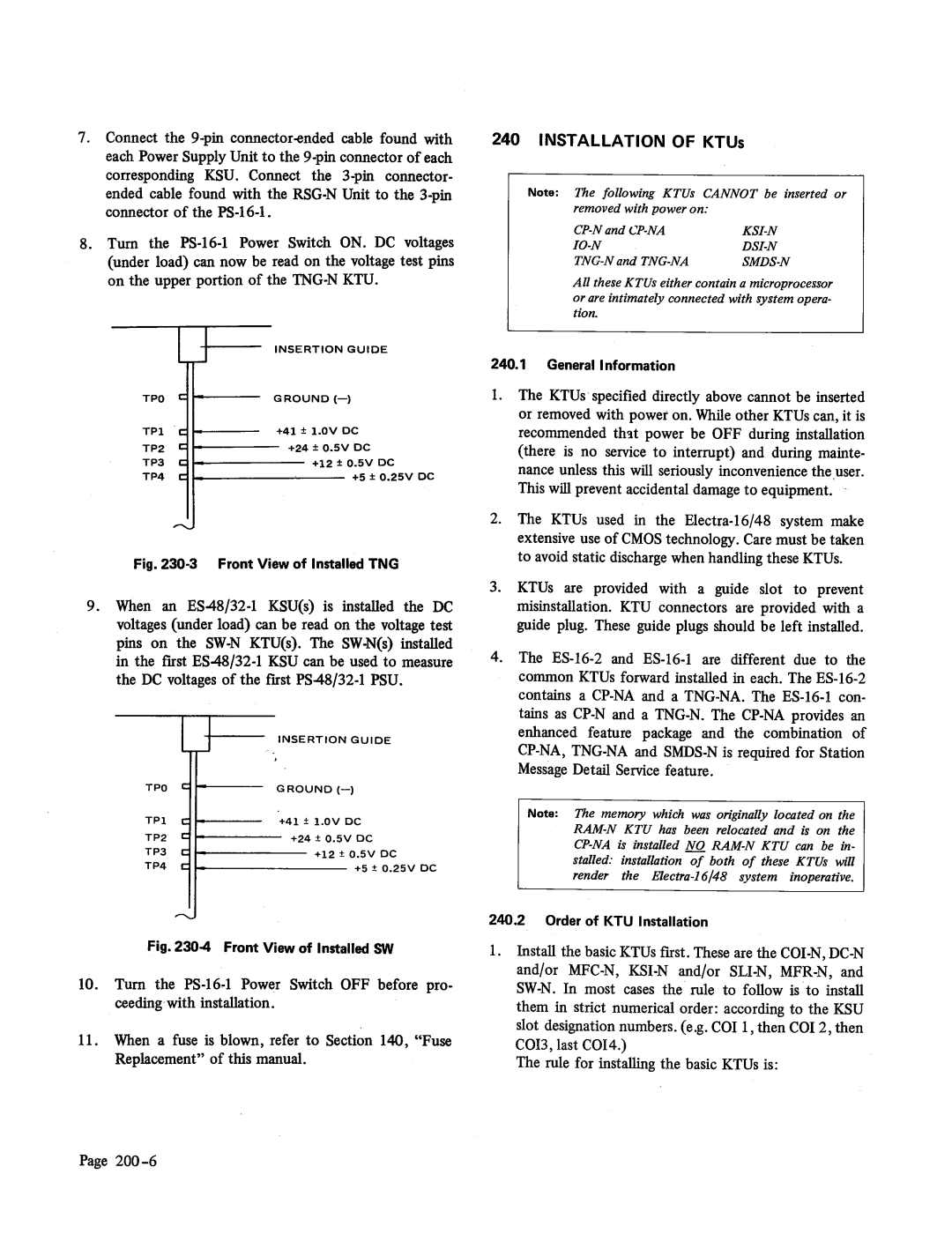 NEC 48, Electra-16 manual 