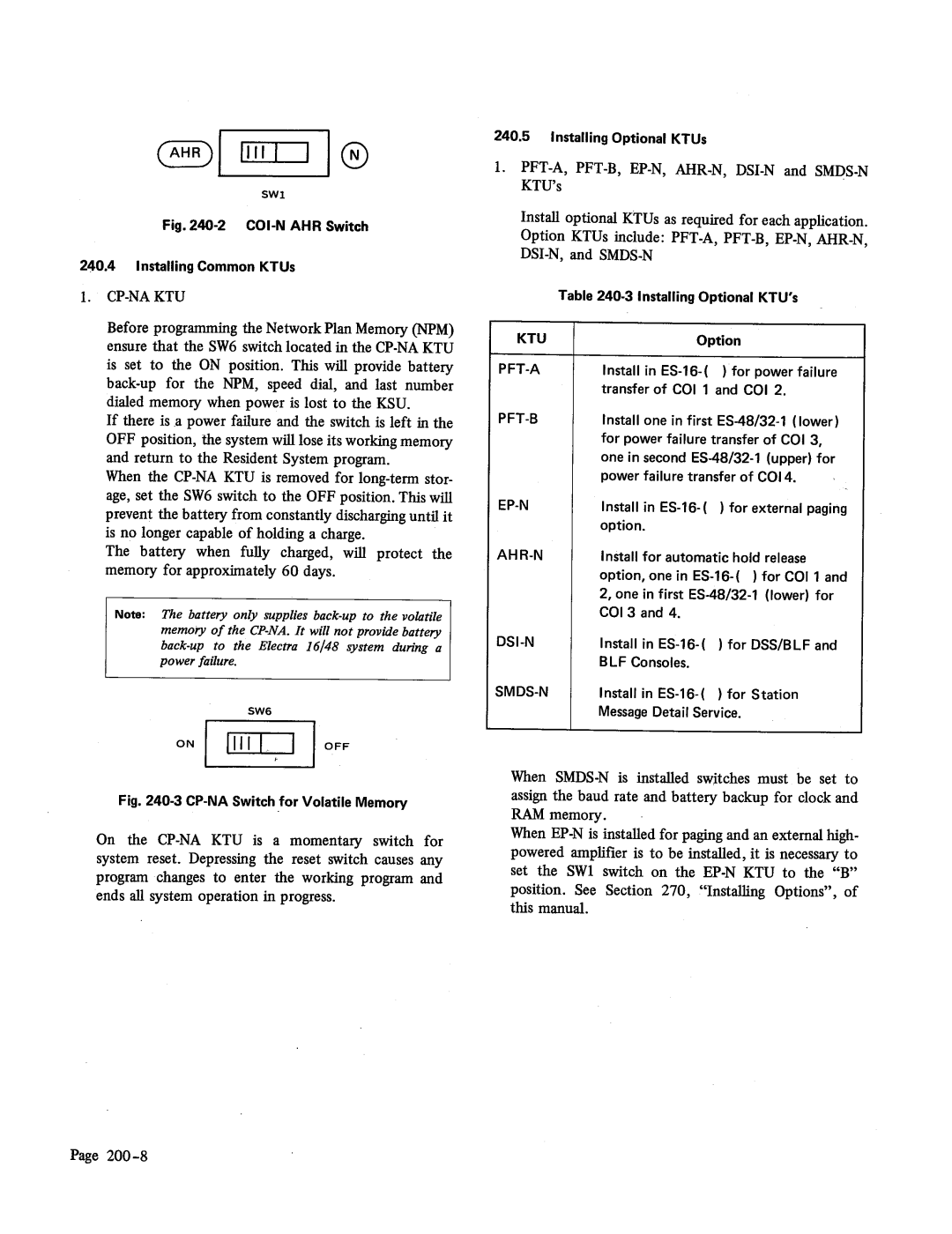 NEC 48, Electra-16 manual 