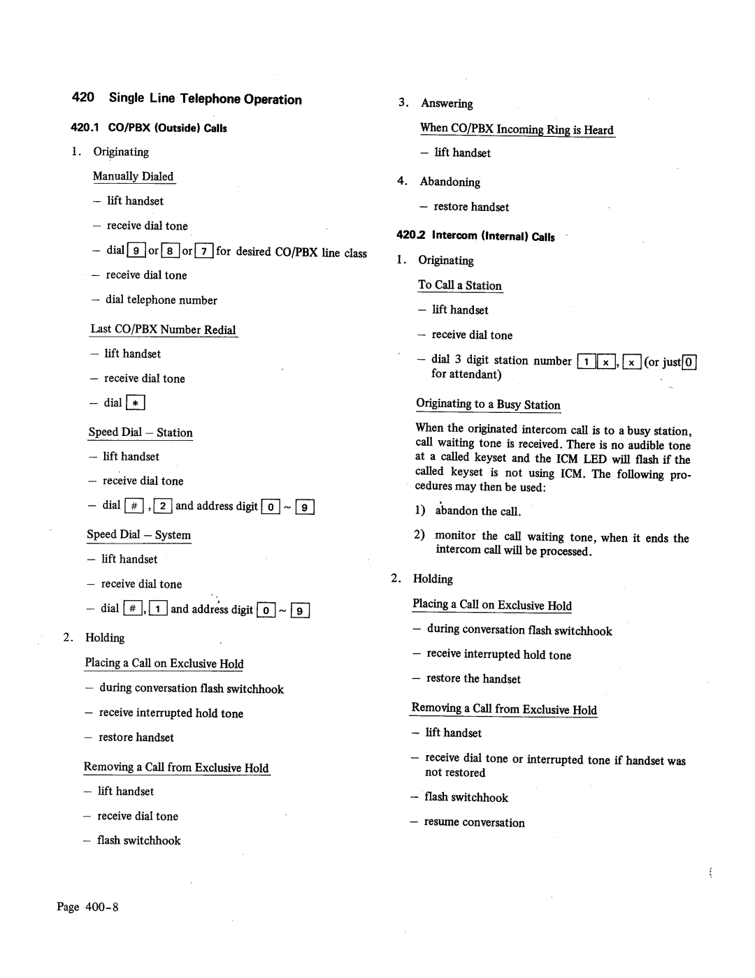 NEC 48, Electra-16 manual 