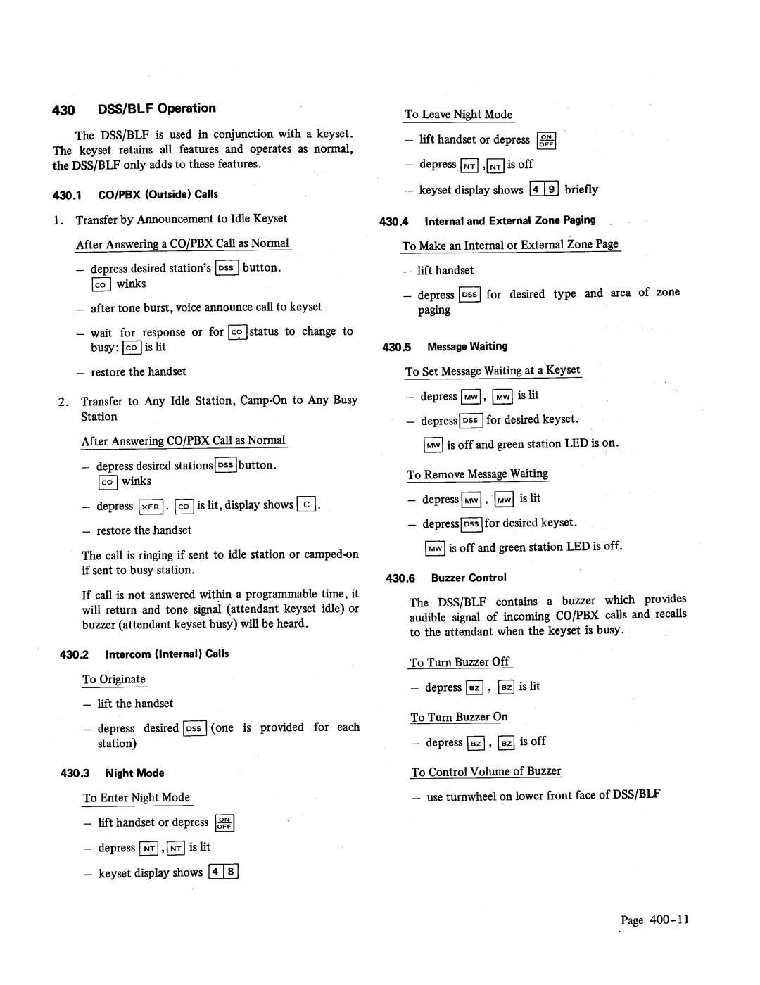 NEC Electra-16, 48 manual 