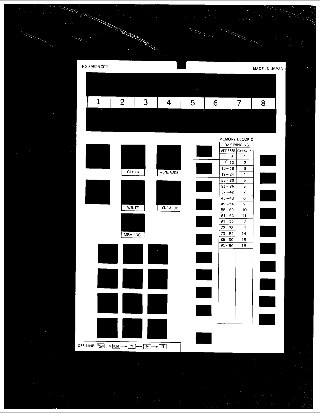 NEC 48, Electra-16 manual 