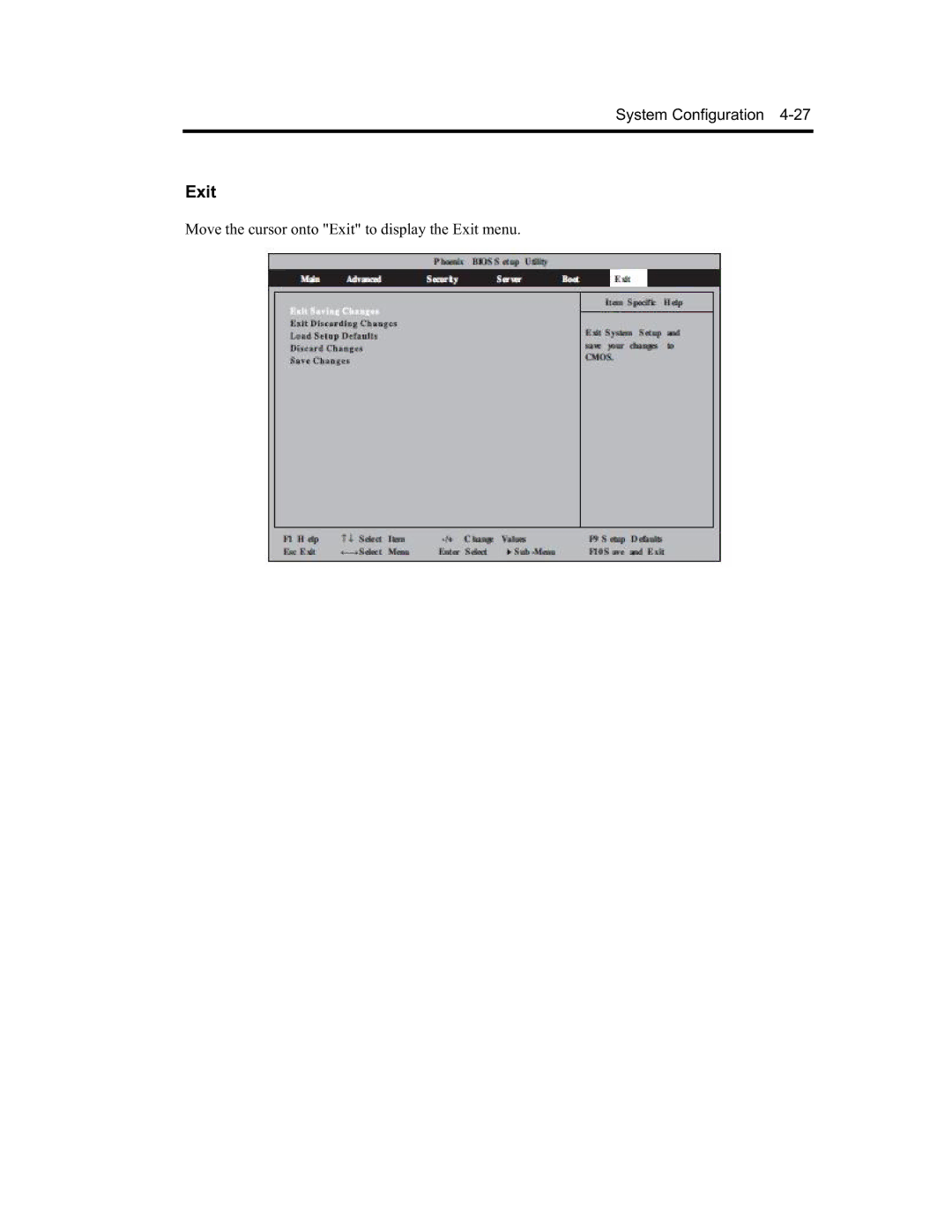 NEC EXP320B, EXP320A, N8800-091F, N8800-090F manual Exit 