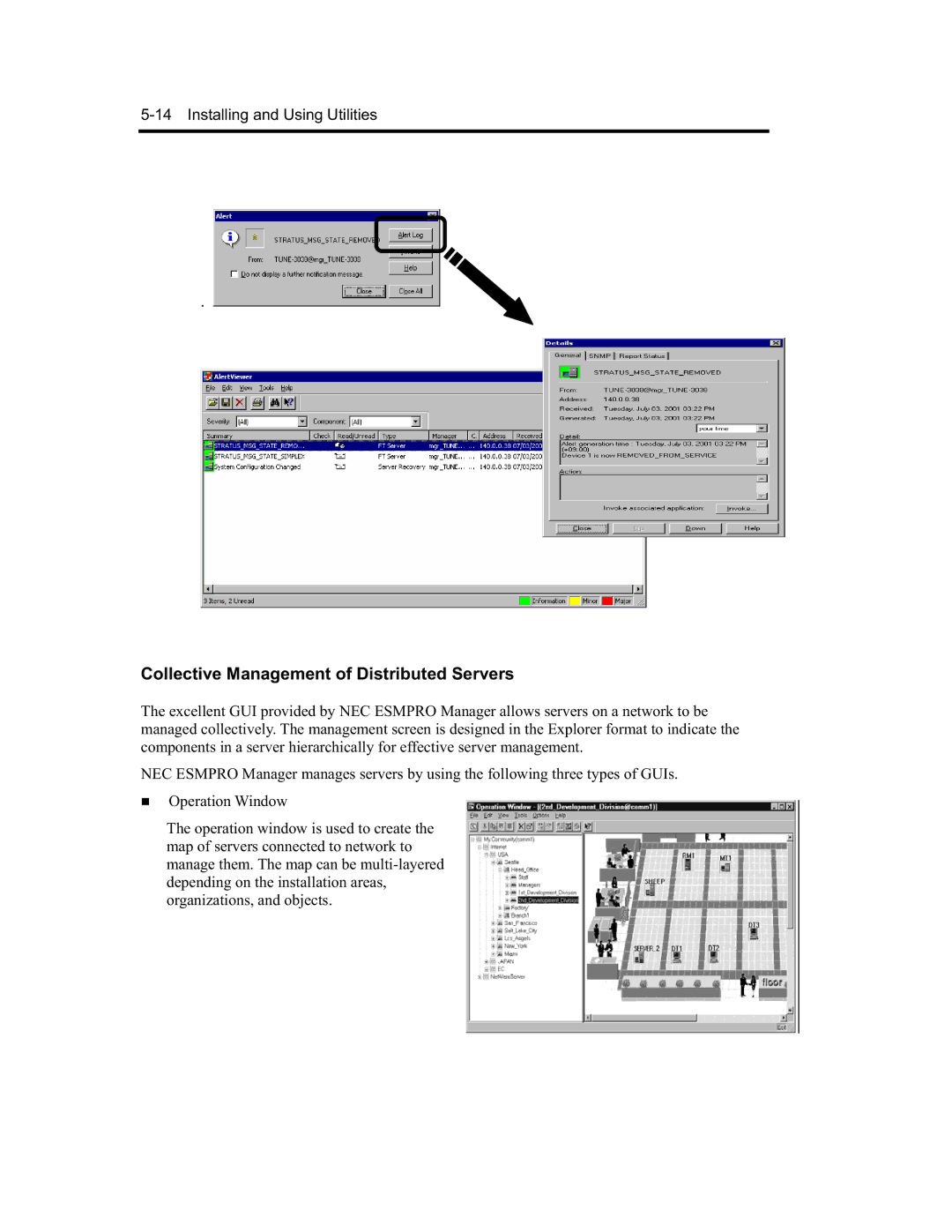 NEC N8800-091F, EXP320A, EXP320B, N8800-090F manual Collective Management of Distributed Servers 