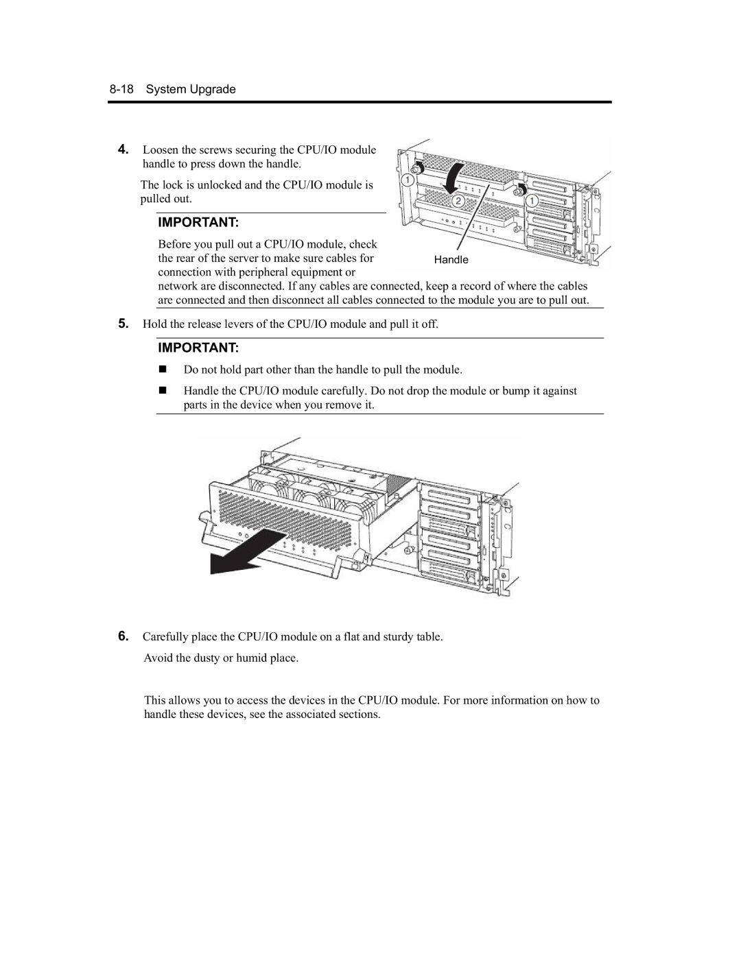 NEC N8800-091F, EXP320A, EXP320B, N8800-090F manual System Upgrade 