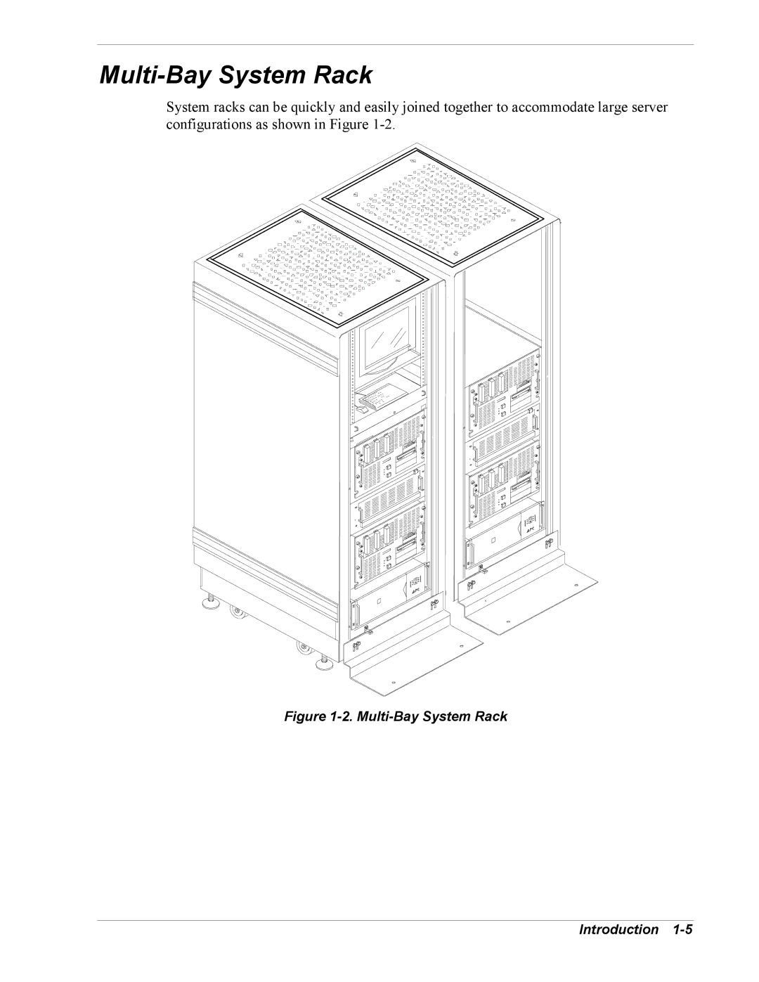 NEC EXPRESS800 manual Multi-Bay System Rack Introduction 