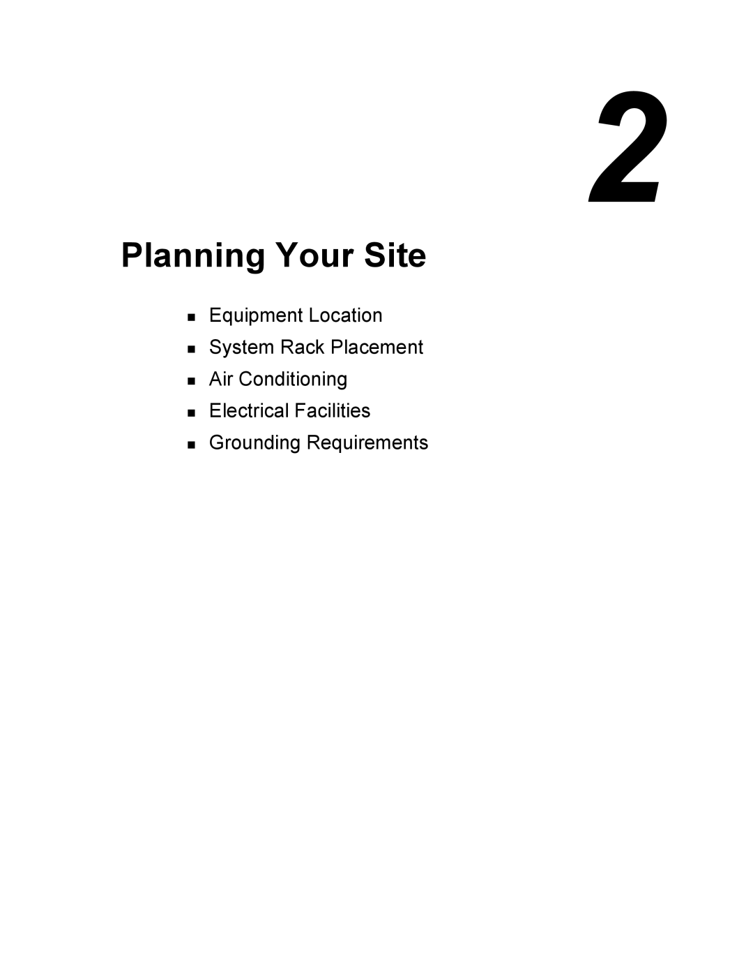 NEC EXPRESS800 manual Planning Your Site 