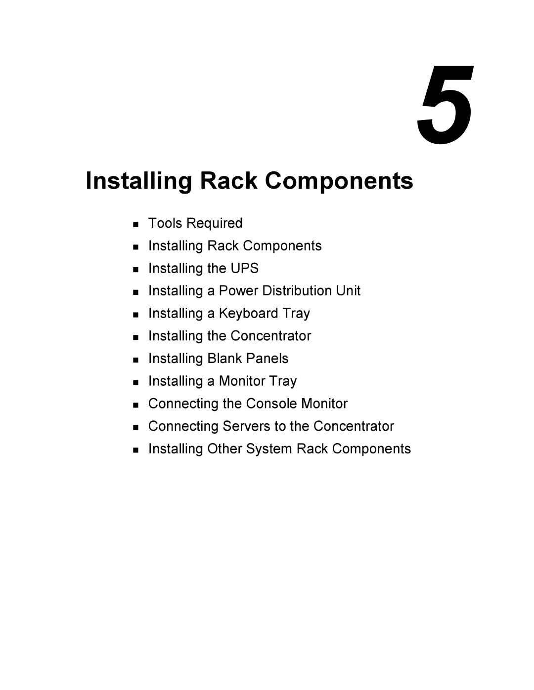 NEC EXPRESS800 manual Installing Rack Components 