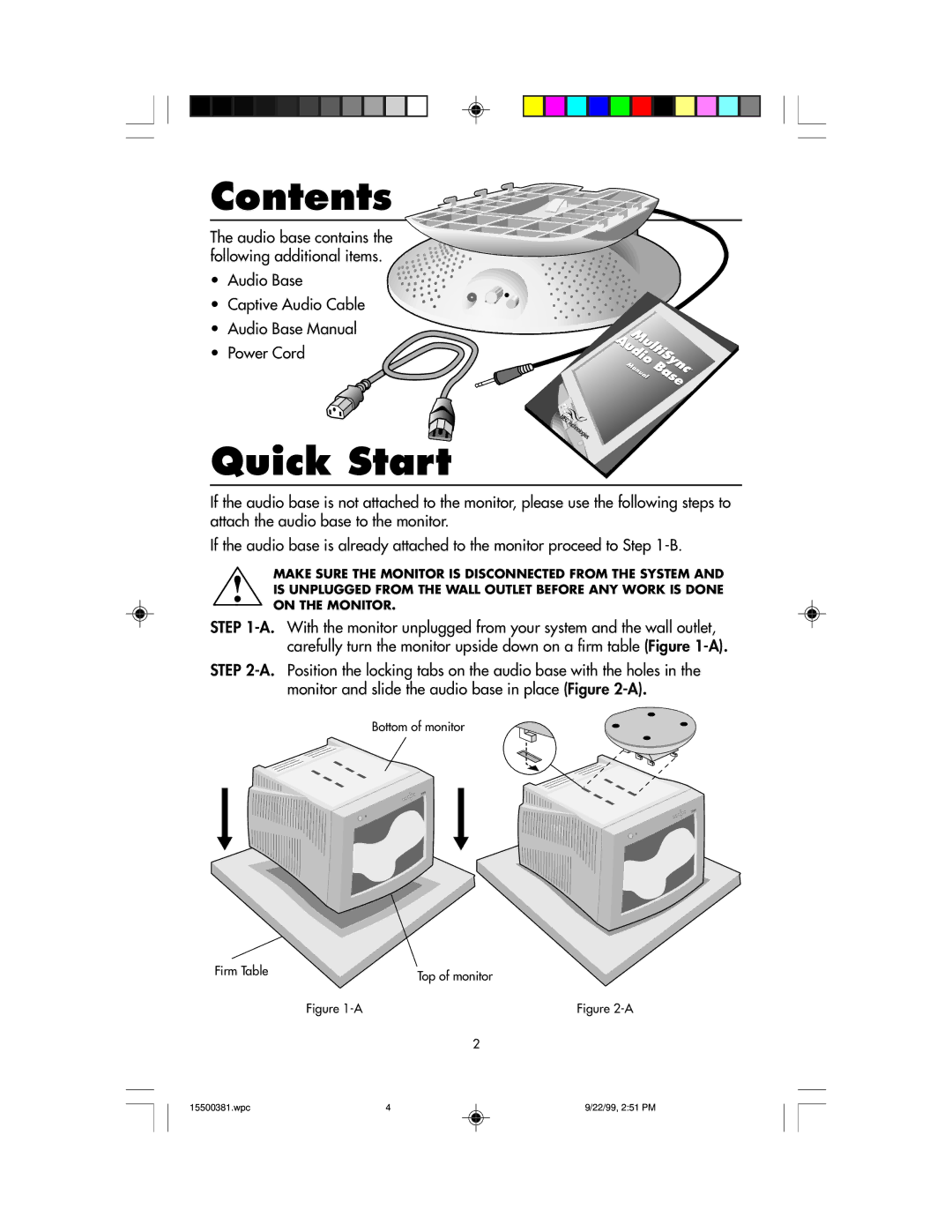 NEC FE700M manual Contents, Quick Start 