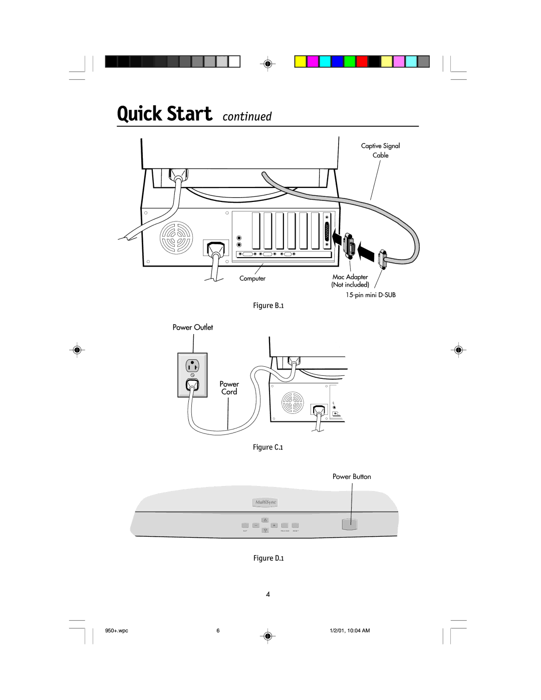 NEC FE950+ user manual Figure B.1 