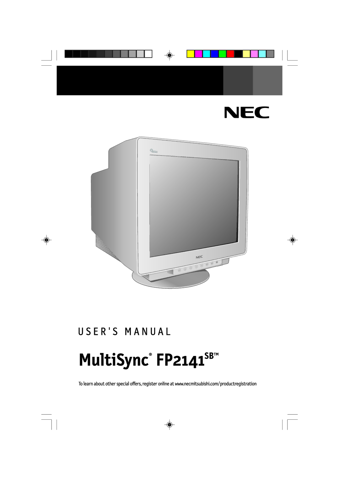 NEC FP2141SB manual 