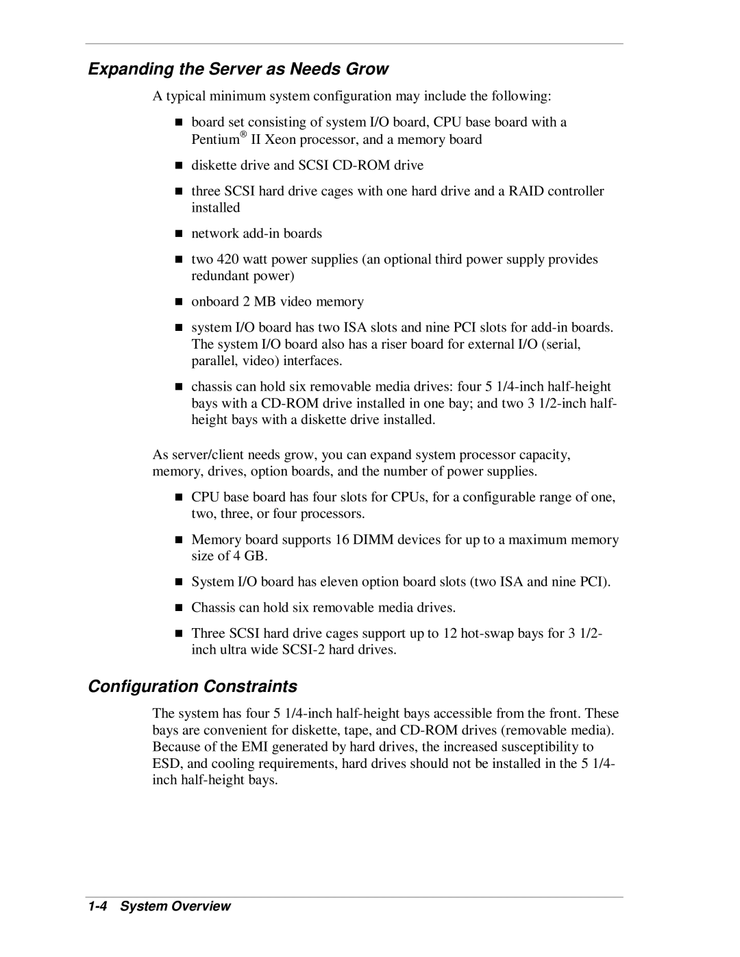 NEC HX4500 manual Expanding the Server as Needs Grow, Configuration Constraints 