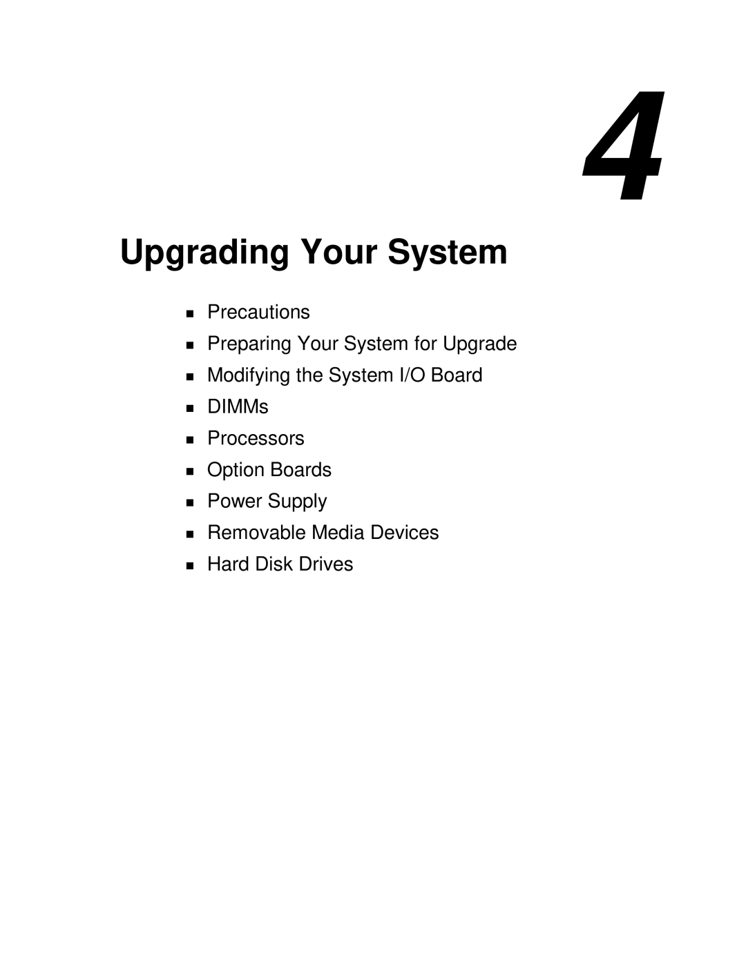 NEC HX4500 manual Upgrading Your System 