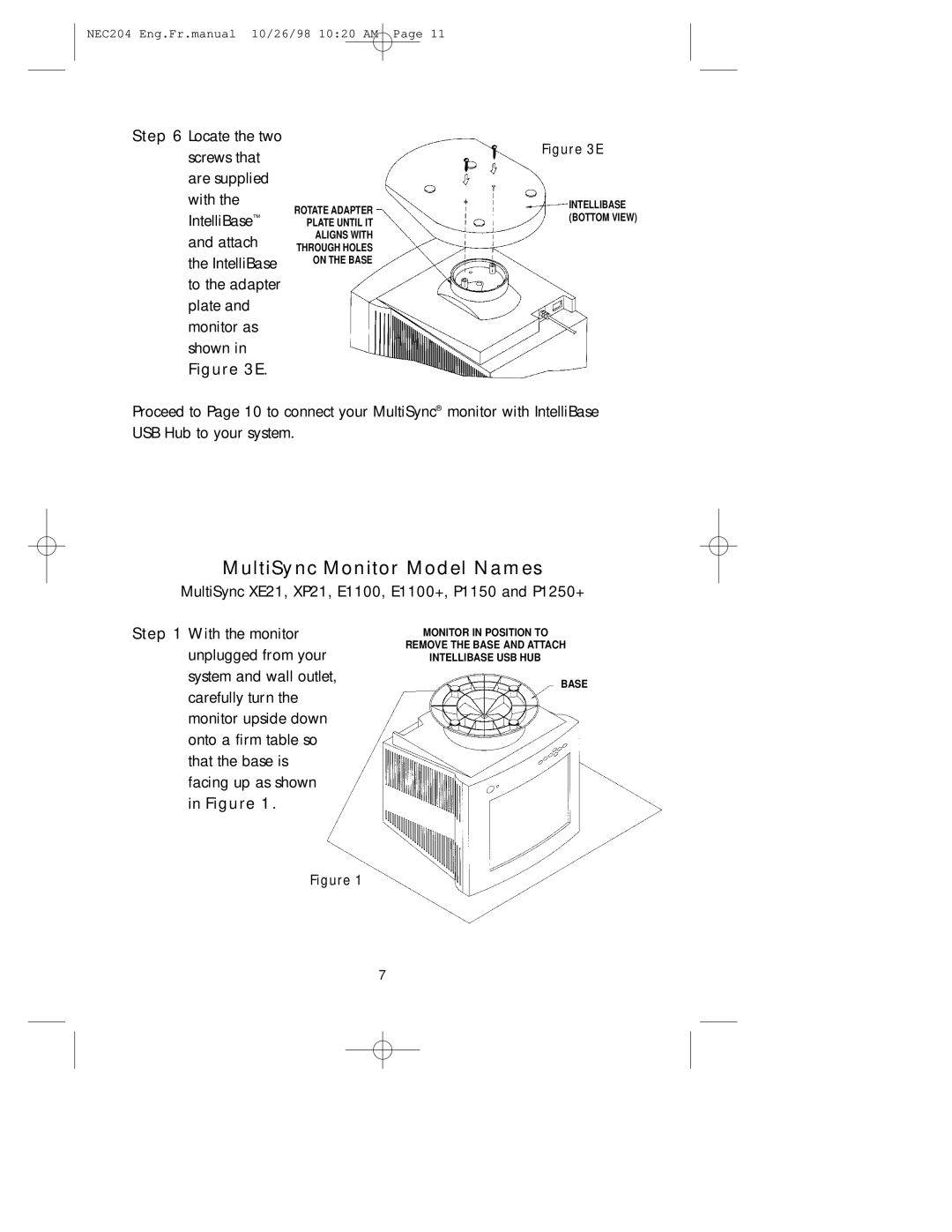 NEC A3844, IB-USB user manual Locate the two Screws that Are supplied With 