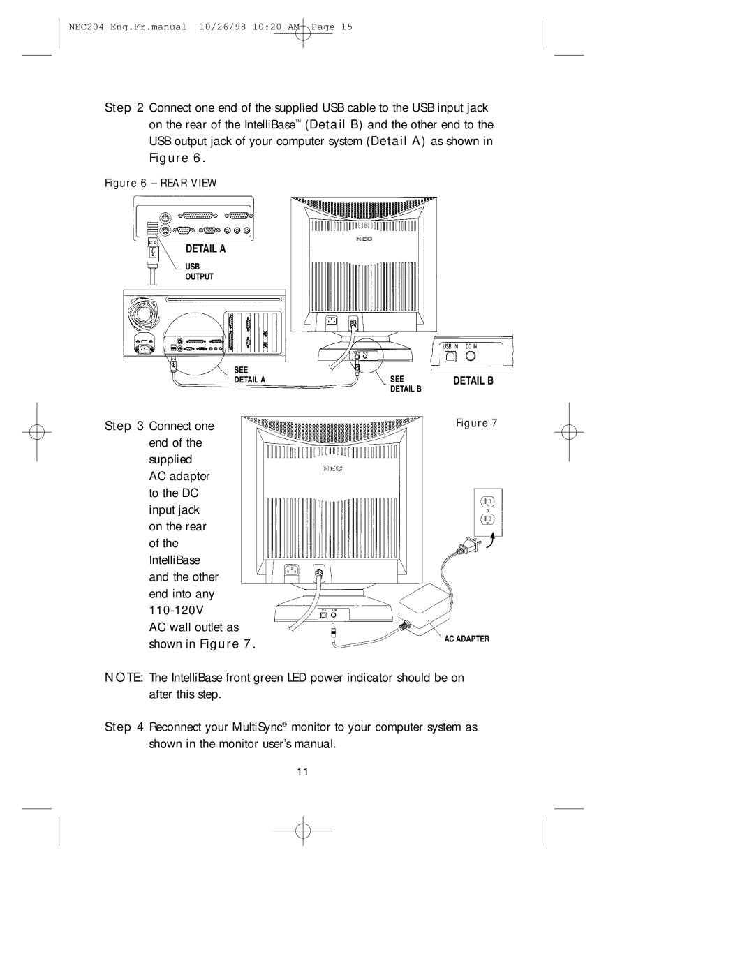 NEC A3844, IB-USB user manual Detail a 