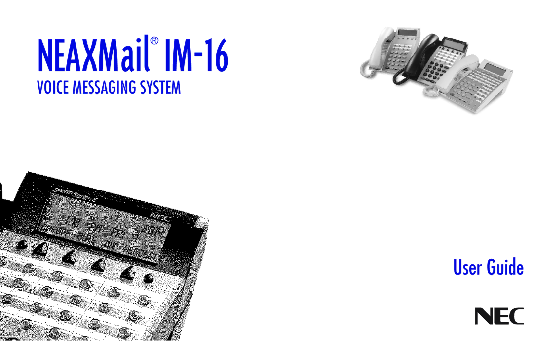 NEC manual NEAXMail IM-16 